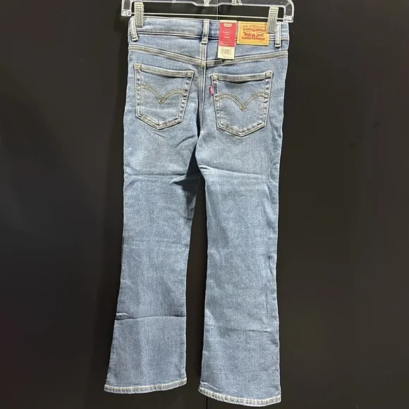 Levi’s 726 Flare High-rise slim thru thigh,wide leg opening,stretch adjust waist - Picture 3 of 6